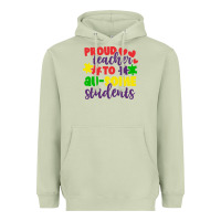 Matcha proud teacher to ausome students Heavyweight Hoodie - CowhideDigitalArt