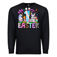 Black My 1st Easter Premium Sweatshirt - CowhideDigitalArt