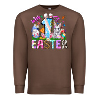 Chestnut My 1st Easter Premium Sweatshirt - CowhideDigitalArt