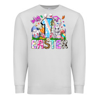 Dove Grey My 1st Easter Premium Sweatshirt - CowhideDigitalArt
