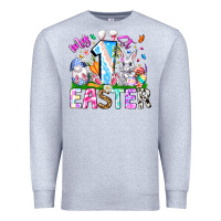 Heather Grey My 1st Easter Premium Sweatshirt - CowhideDigitalArt