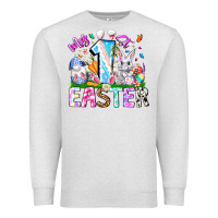 Oatmeal Heather My 1st Easter Premium Sweatshirt - CowhideDigitalArt