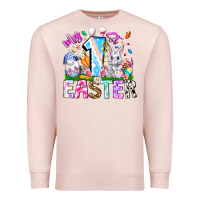 Pale Pink My 1st Easter Premium Sweatshirt - CowhideDigitalArt
