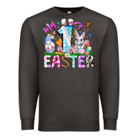 Smoke My 1st Easter Premium Sweatshirt - CowhideDigitalArt