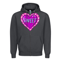 Smoke valentine's day hearts Zipper Hoodie - FaDigitalArtStudio