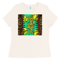 Bone softball leopard Ladies Tee - NancyCooperArtShop