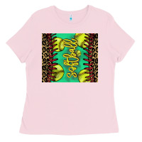 Bubblegum Pink softball leopard Ladies Tee - NancyCooperArtShop
