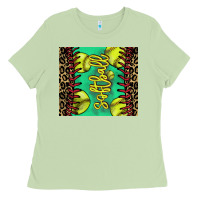 Matcha softball leopard Ladies Tee - NancyCooperArtShop