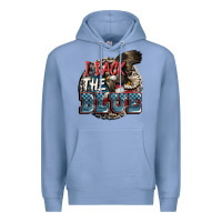 Colony Blue I back the blue Premium Hoodie - FaDigitalArtStudio