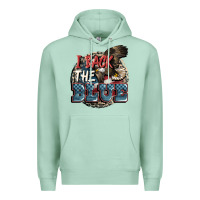 Seafoam I back the blue Premium Hoodie - FaDigitalArtStudio