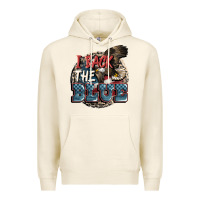 Tofu I back the blue Premium Hoodie - FaDigitalArtStudio