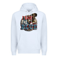 White I back the blue Premium Hoodie - FaDigitalArtStudio