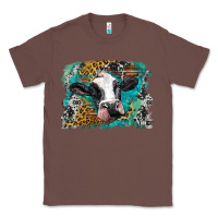 Chestnut holstein cow leopard and western background Classic Tee - BarkalooDesign