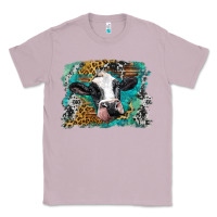 Lilac holstein cow leopard and western background Classic Tee - BarkalooDesign