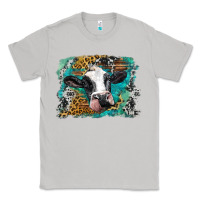 Moon Dust holstein cow leopard and western background Classic Tee - BarkalooDesign