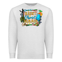 Oatmeal Heather name spooky summer vibes Premium Sweatshirt - CowhideDigitalArt
