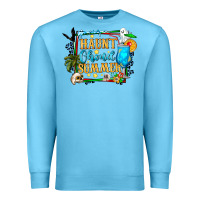 Ocean Blue name spooky summer vibes Premium Sweatshirt - CowhideDigitalArt