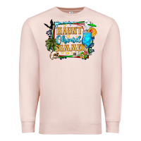 Pale Pink name spooky summer vibes Premium Sweatshirt - CowhideDigitalArt
