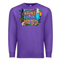 Purple name spooky summer vibes Premium Sweatshirt - CowhideDigitalArt