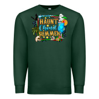 Sports Green name spooky summer vibes Premium Sweatshirt - CowhideDigitalArt