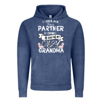 Vintage Denim I Asked God For a Partner In Crime He Sent Me My Crazy Grandma Vintage Hoodie - Bettercallsaul