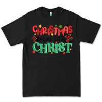 Black christmas begins with christ Premium Tee - MaliasSmallBusiness
