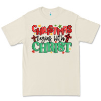 Christmas Begins With Christ Premium Tee | Teevron