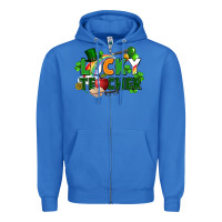 True Royal lucky teacher St. Patricks Day Zipper Hoodie - FaDigitalArtStudio