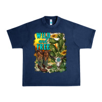 Navy wild and free cowgirl boots Urban Heavy Tee - RanaPortraitStore