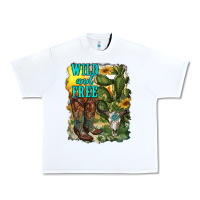 White wild and free cowgirl boots Urban Heavy Tee - RanaPortraitStore