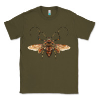 Army Green acrocinus beetle with wings Classic Tee - LillyAllenDesigns