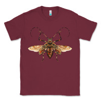 Burgundy acrocinus beetle with wings Classic Tee - LillyAllenDesigns