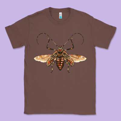Acrocinus Beetle With Wings Classic Tee Designed By Lillyallendesigns