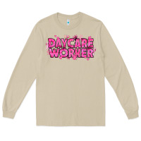Mushroom Breast Cancer Daycare Worker Long Sleeve Tee - texasbilliewilder