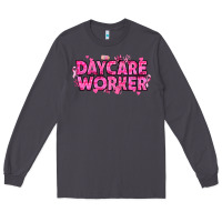 Smoke Breast Cancer Daycare Worker Long Sleeve Tee - texasbilliewilder