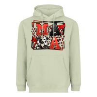 Matcha Wrestling mama red and black Heavyweight Hoodie - LillyAllenDesigns