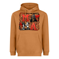 Meerkat Wrestling mama red and black Heavyweight Hoodie - LillyAllenDesigns
