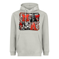 Moon Dust Wrestling mama red and black Heavyweight Hoodie - LillyAllenDesigns