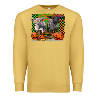 Antique Gold Baby Sheeps Premium Sweatshirt - LillyAllenDesigns