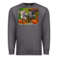 Charcoal Heather Baby Sheeps Premium Sweatshirt - LillyAllenDesigns