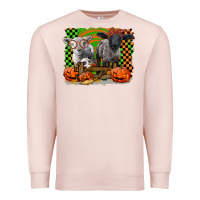 Pale Pink Baby Sheeps Premium Sweatshirt - LillyAllenDesigns