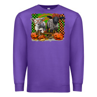 Purple Baby Sheeps Premium Sweatshirt - LillyAllenDesigns