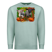 Seafoam Baby Sheeps Premium Sweatshirt - LillyAllenDesigns
