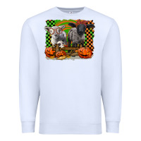 White Baby Sheeps Premium Sweatshirt - LillyAllenDesigns