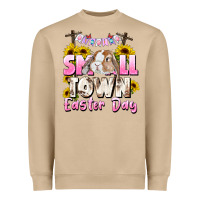 Mushroom Small town Easter Day Heavyweight Sweatshirt - CowGirlArtShop