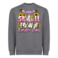 Storm Small town Easter Day Heavyweight Sweatshirt - CowGirlArtShop