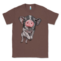 Chestnut baby pig Classic Tee - BarkalooDesign