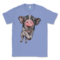 Colony Blue baby pig Classic Tee - BarkalooDesign