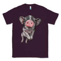 Plum baby pig Classic Tee - BarkalooDesign