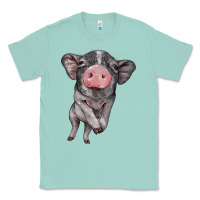 Seafoam baby pig Classic Tee - BarkalooDesign